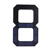 LED Illuminated Modern Address Sign IP44 Waterproof Personalized Solar Powered Address Number with Easy Installation UV Protection for Outside House Light Up Courtyard Hotel Bar
