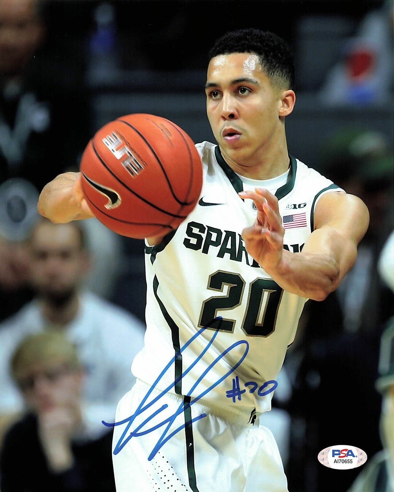 Travis Trice signed 8x10 Photo Poster painting PSA/DNA Michigan State Spartans Autographed