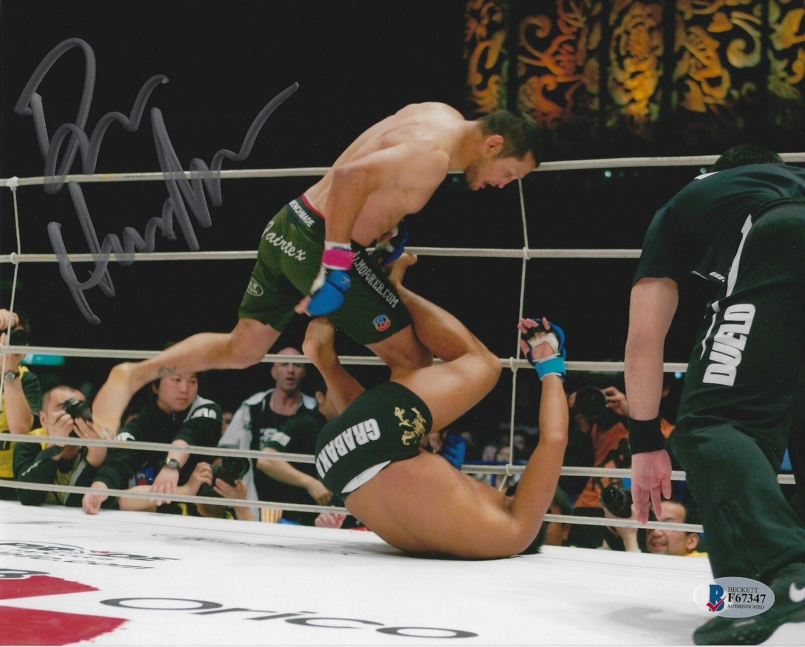 Dan Henderson Signed 8x10 Photo Poster painting BAS Beckett COA UFC Pride FC Picture Autograph 5