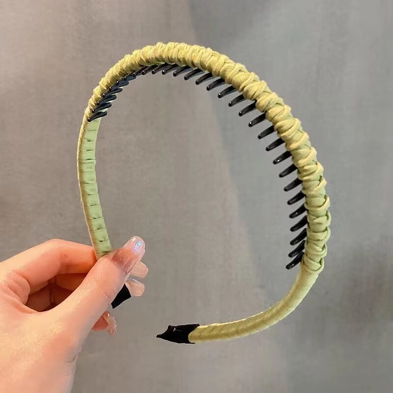 Women’s Minimalist Classic Style Solid Color Cloth Hair Band