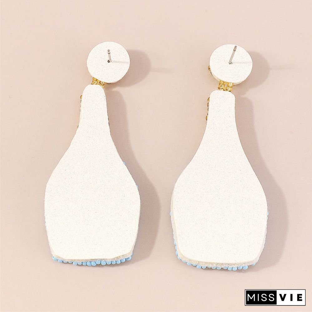 Casual Daily Patchwork Sequins Earrings