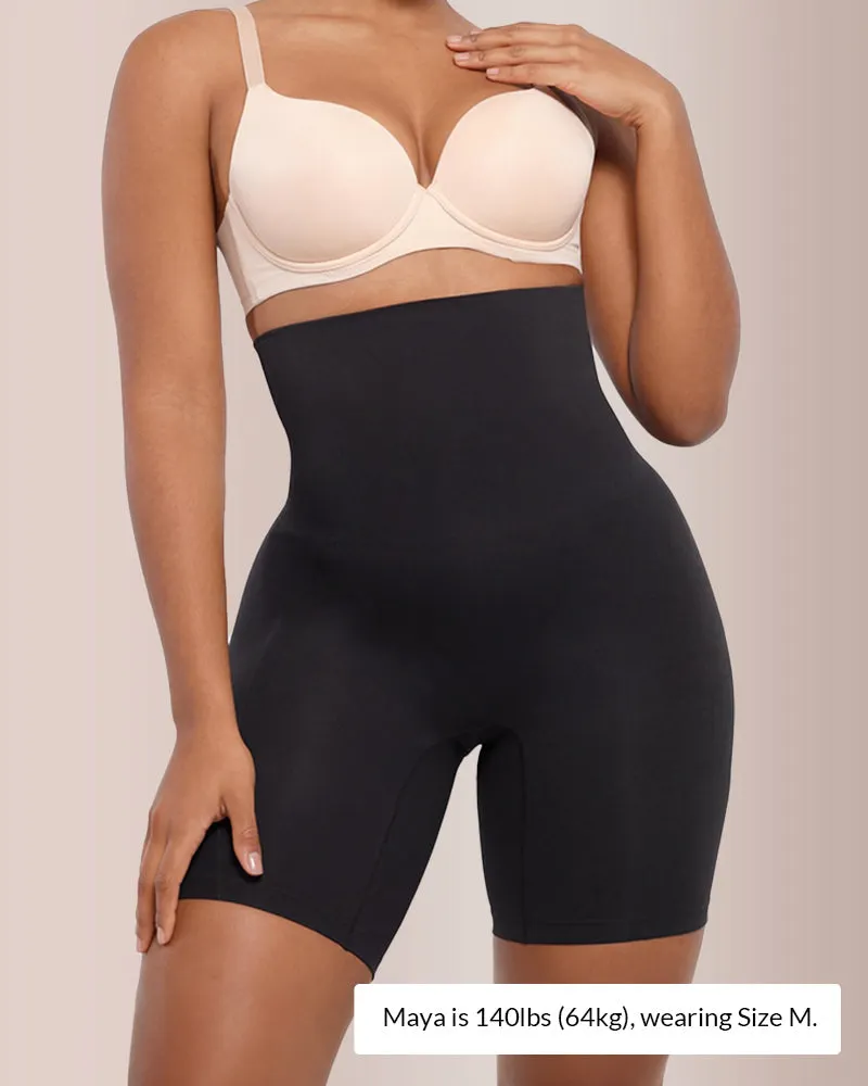 CurveFlex - High Waisted Seamless Sculpting Shorts