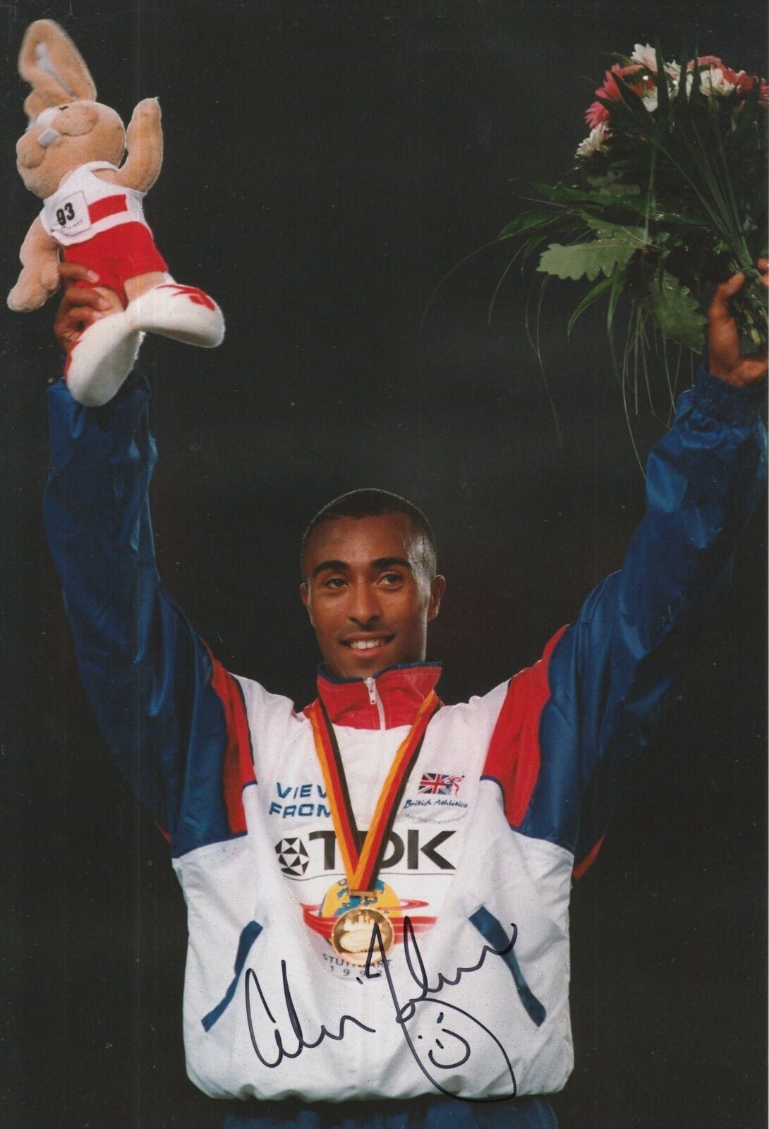Colin Jackson Hand Signed Olympics 12x8 Photo Poster painting 1.