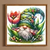 Diamond Painting -DIY Round Drill Blooming Gnome