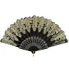 Lace Fan Gorgeous Retro European Rose Folding Fan