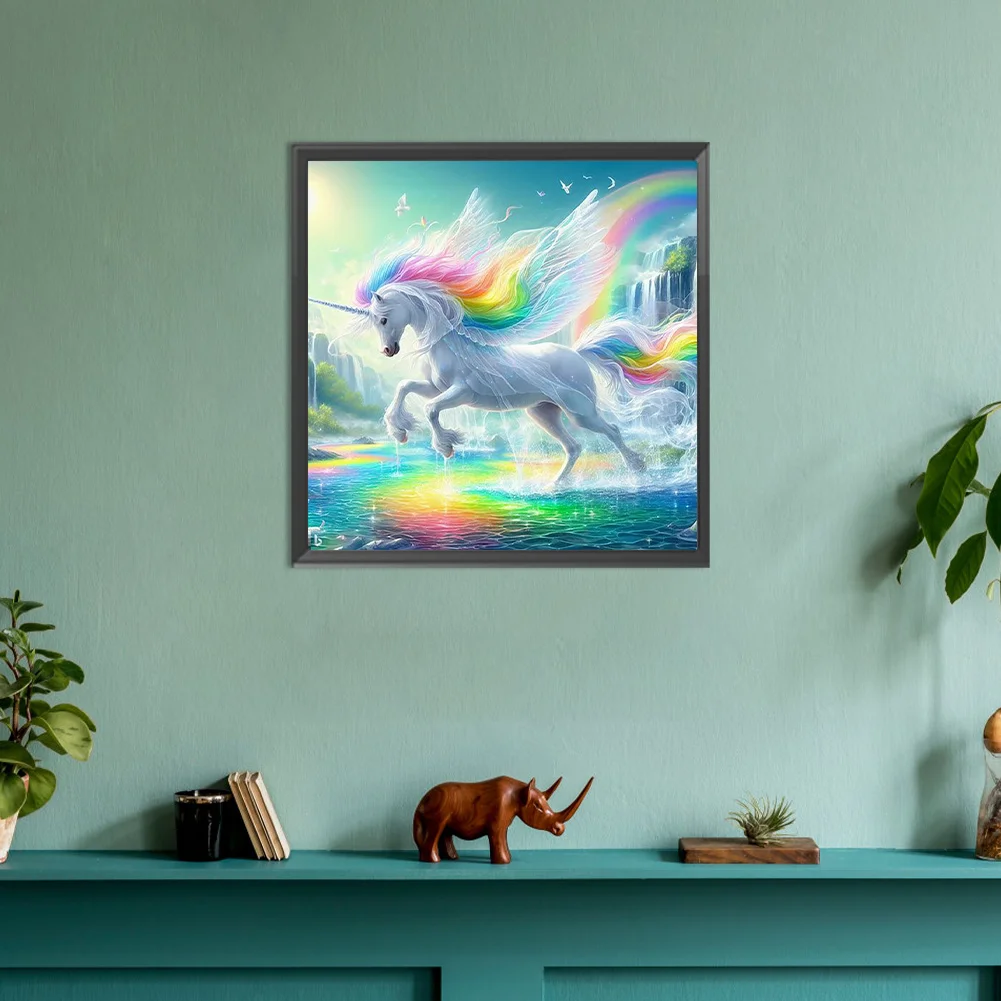 Diamond Painting - Full Round Drill - Unicorn(Canvas|30*30cm)