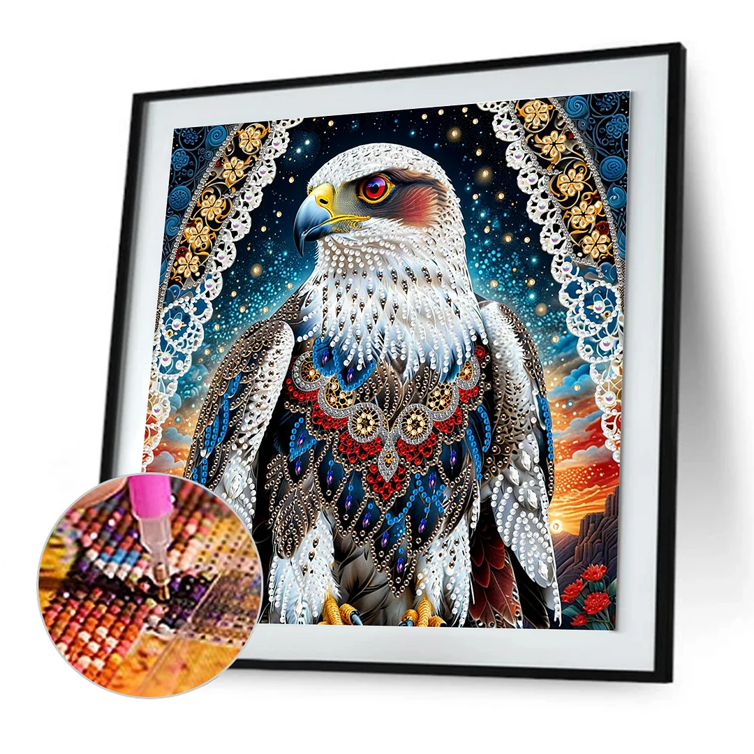 Eagle2 - Partial Special Shaped Drill Diamond Painting Kits (Canvas|30*30cm)