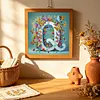 Butterfly Flower Q 5D Partial Drill DIY Diamond Painting Kit 30*30cm