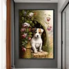 (Big Size) Retro Dog - 11CT Stamped Cross Stitch 40*60cm/15.75*23.62in