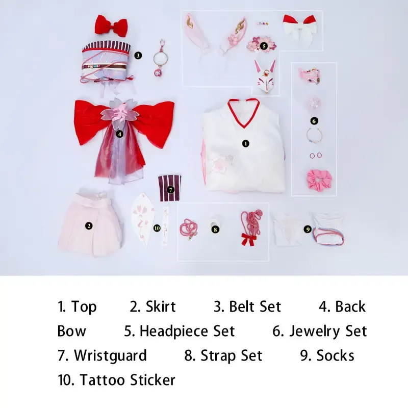 [Wetrose] Pre-Order Honkai: Star Rail Evanescia Lunar Blossoming Game Outfit Cosplay Costume 