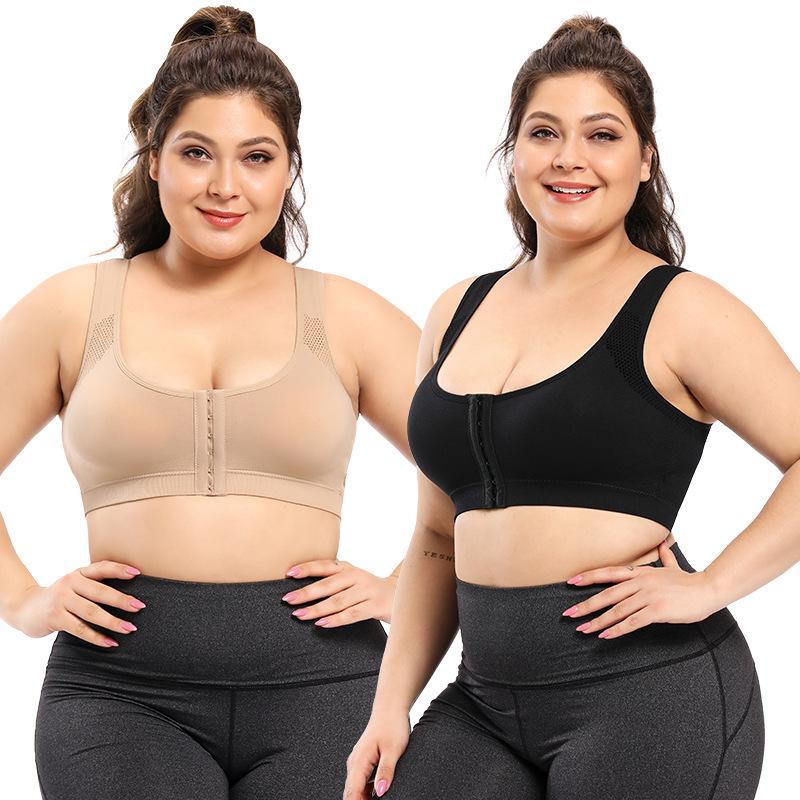  thdmladies Push Up Front Closure Sports Gather Bra thedmladies