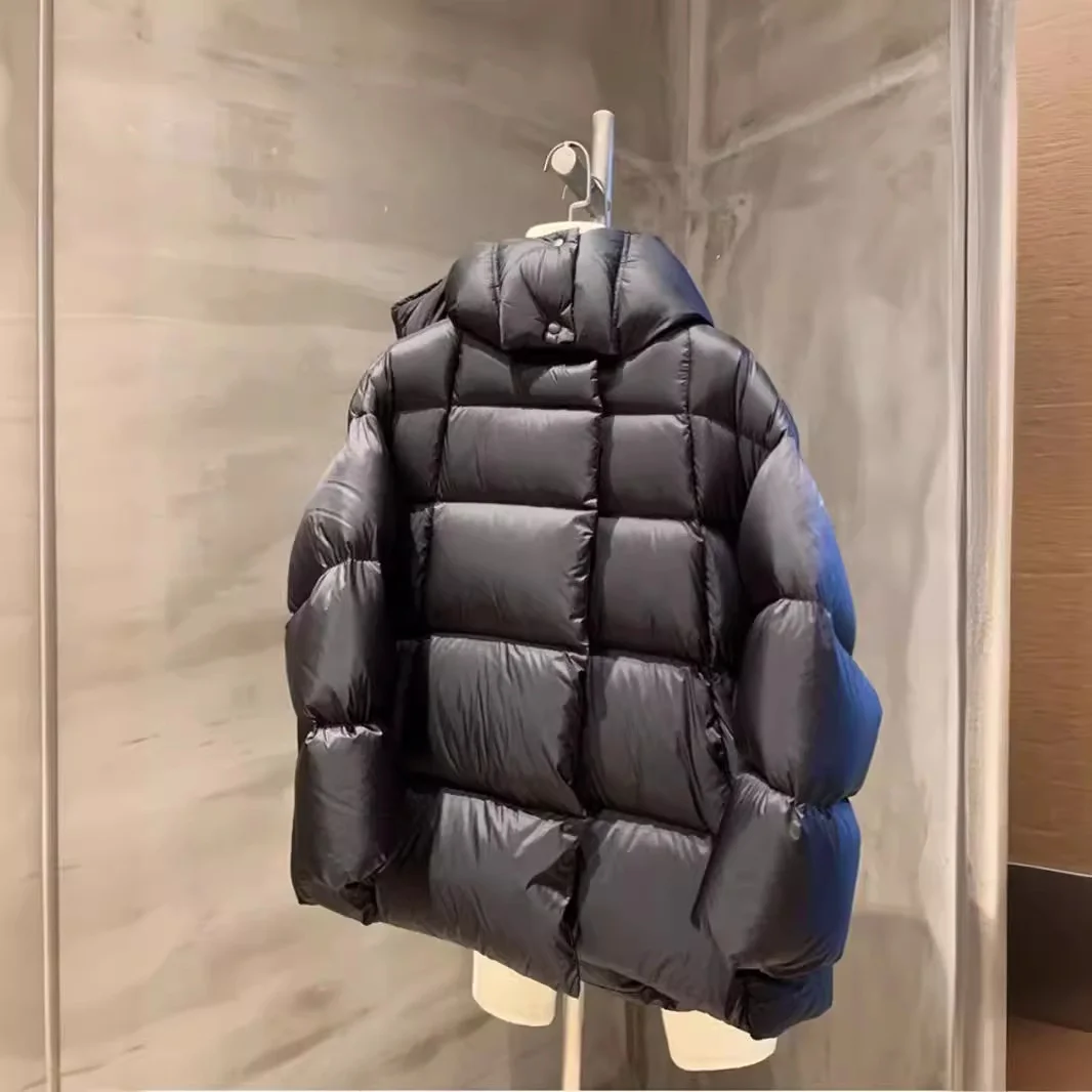 Toloer Advanced Sense Plus 90 White Duck Down Down Jacket Female 2024 Autumn And Winter New Short Hoodie Station Loose Coat Tide-Outfit Ideas