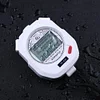 Digital Stopwatch Chronograph Sports Timer Stop Watch (White/ 30 Tracks)