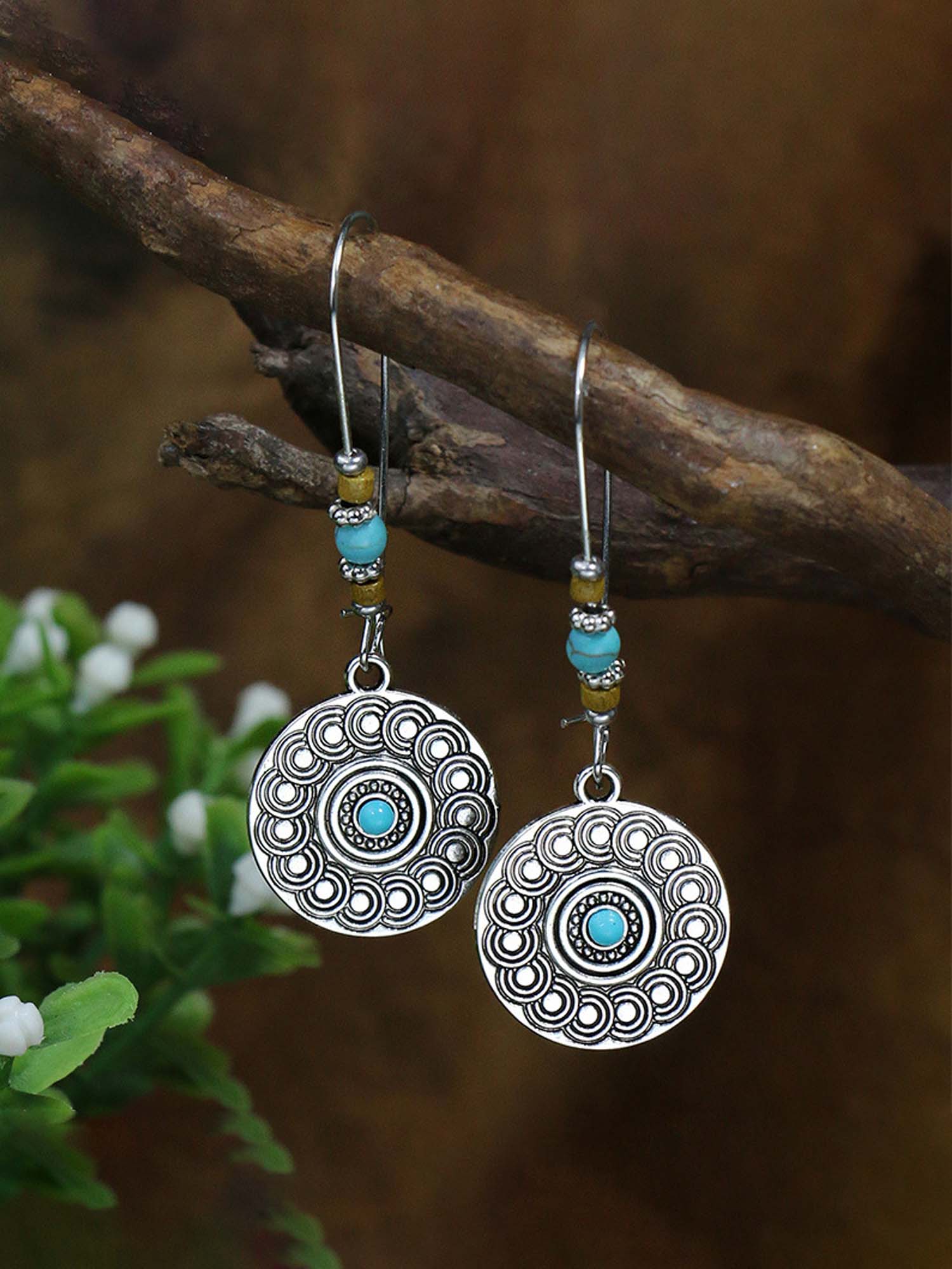 Western Turquoise Earrings