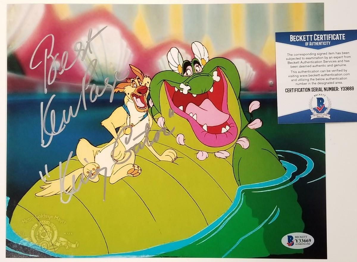 Ken Page signed All Dogs go to Heaven 8x10 Photo Poster painting #3 King Gator Voice ~ BAS COA