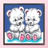 Bead Embroidery - Full Printed 9CT Bears(20x20 CM)
