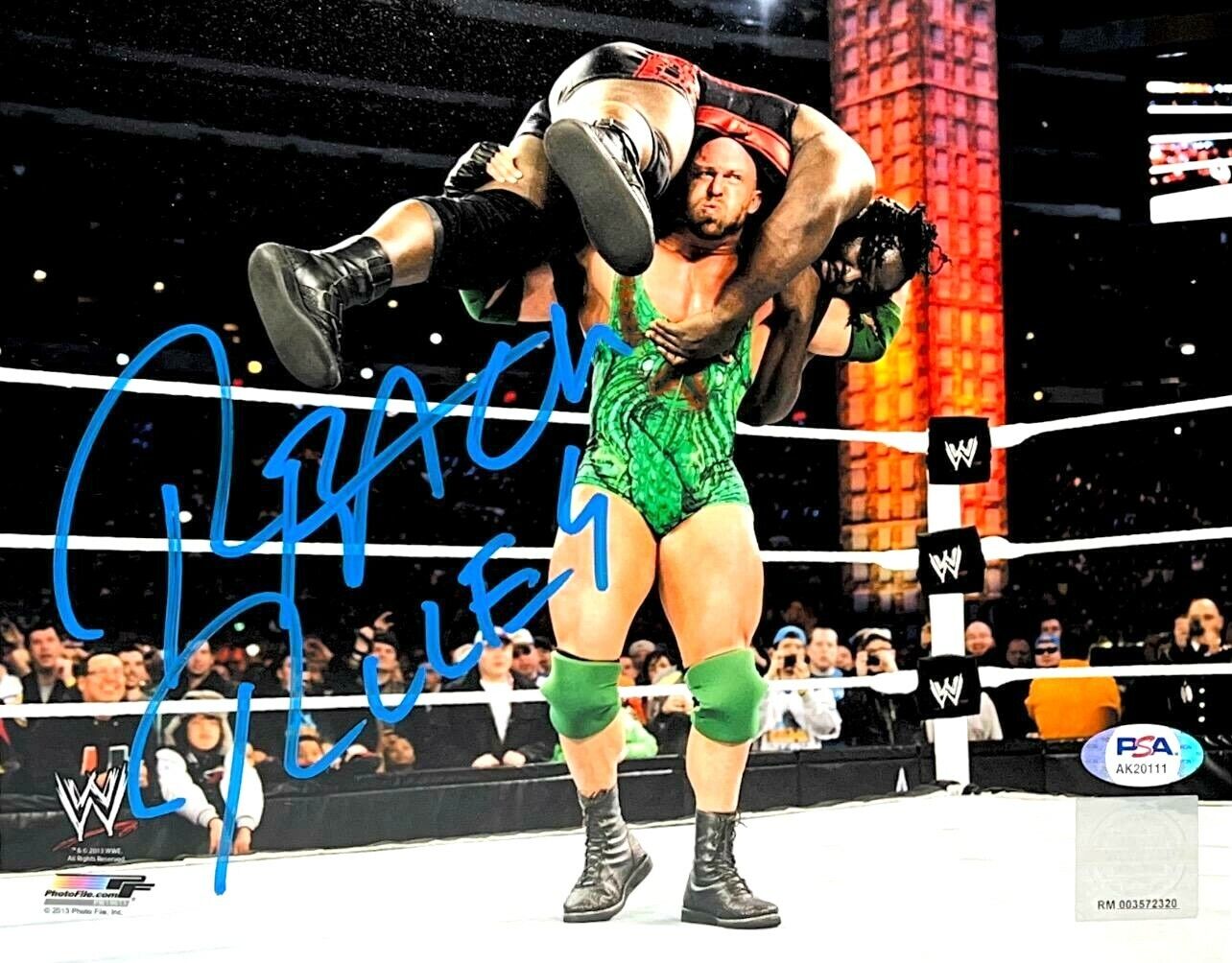 WWE RYBACK HAND SIGNED RYBACK RULES 8X10 Photo Poster painting FILE WITH PROOF AND PSA DNA COA 4