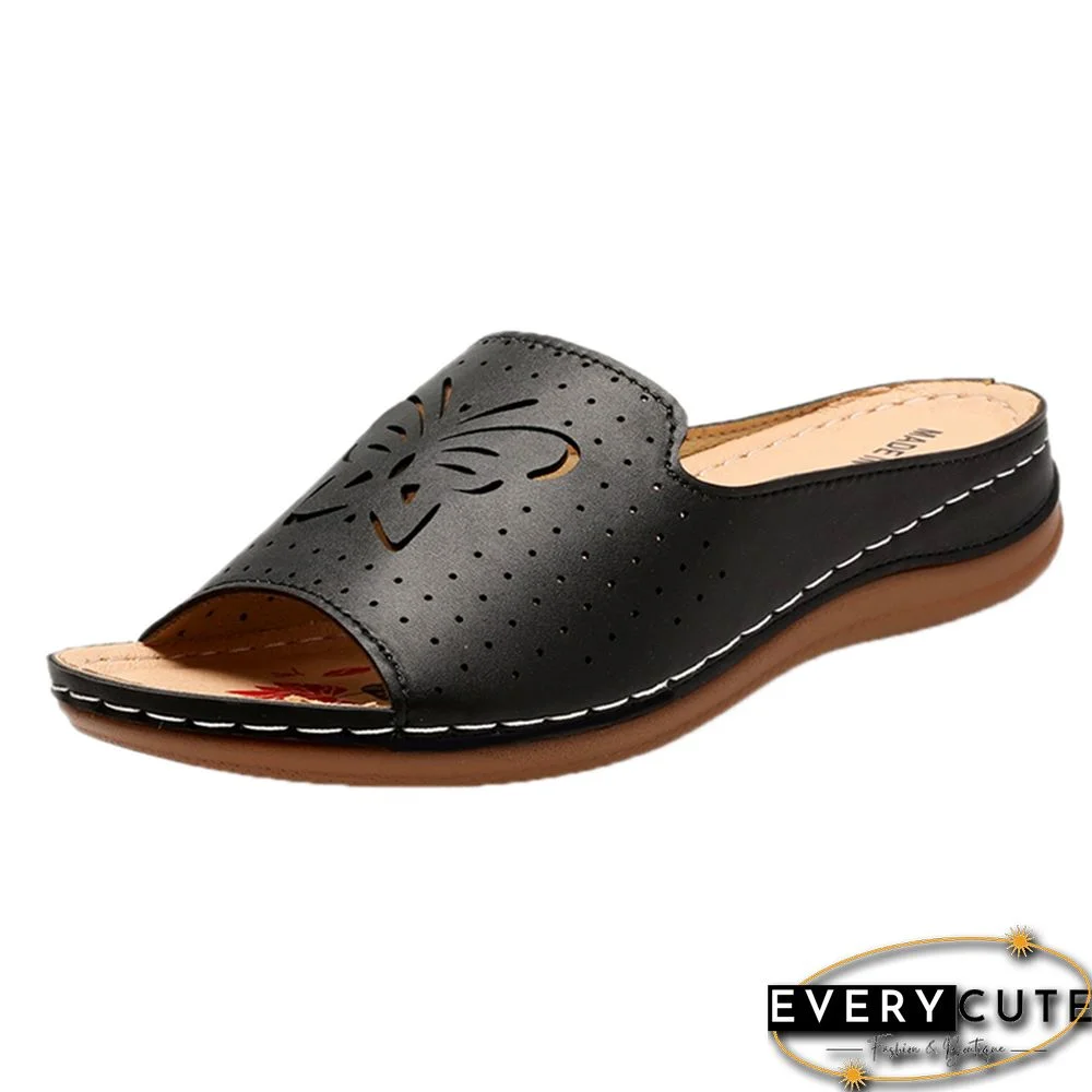 New Shoes Sandals Women Outdoor Walking Shoes Retro Ladies Shoes Slip On Women Shoe Slipper Female Zapatillas Muje Footwear