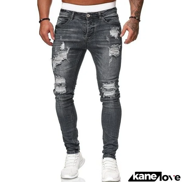 Men Fashion Ripped Jeans