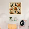 Patchwork Pumpkin Witch-11CT Stamped Cross Stitch 45*45cm/17.72*17.72in