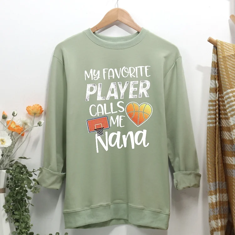 Nana Basketball Women Casual Sweatshirt-Annaletters