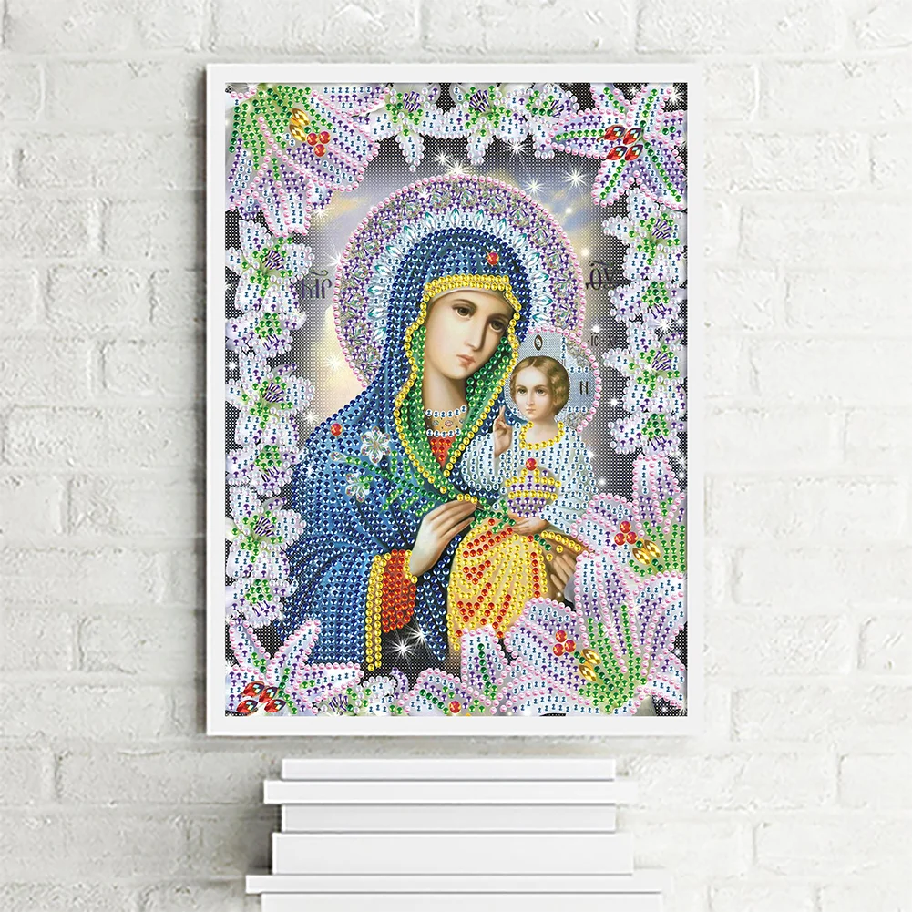 Diamond Painting - Partial Special Shaped Drill - Religious(25*30cm)