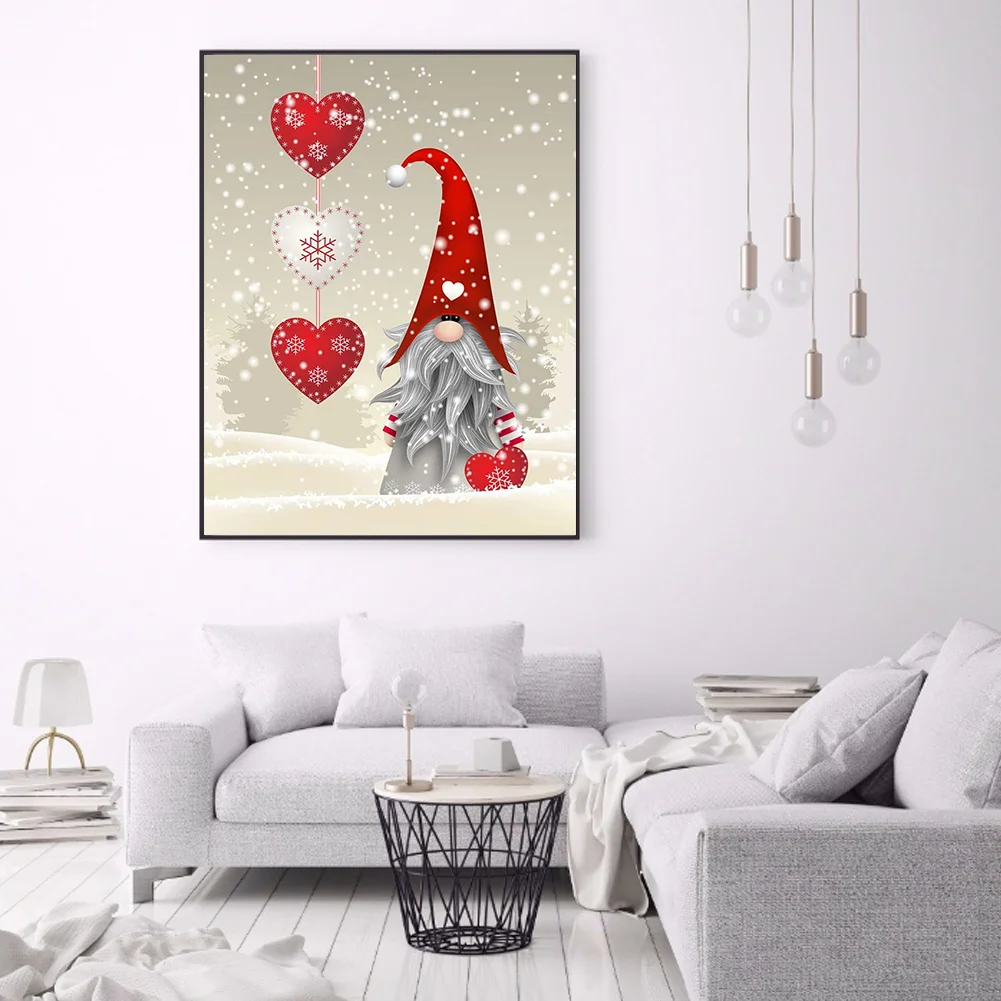 Diamond Painting - Full Round Drill - Christmas Goblin(30*40cm)
