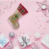 14 Inch Large DIY Linen Diamond Painting Xmas Stocking Hanging Gift Candy Bag Kits(20x35cm)
