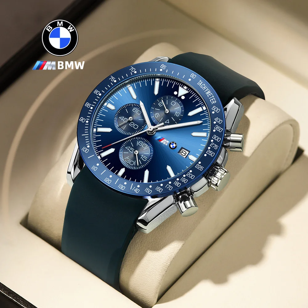 2023 BMW Reloj Multifunci n Hombre Correa de silicona