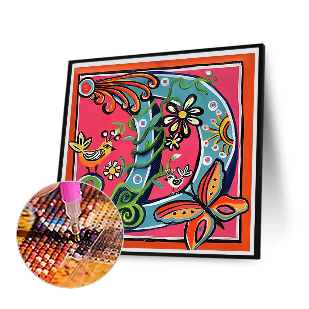 Full Round Diamond Painting 30*30cm - Cartoon Drawing