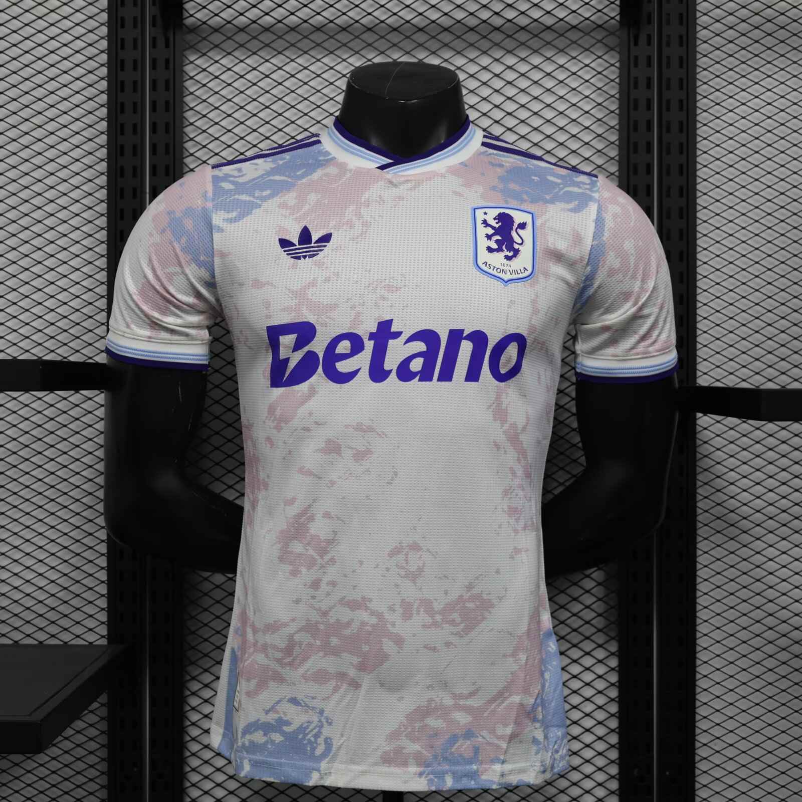 2025/2026 Player Version Aston Villa Third Away Football Shirt 1:1 Thai Quality（The player version jersey is a bit tight, please pay attention to the size selection）