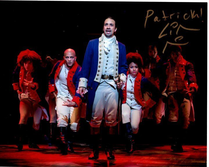 LIN-MANUEL MIRANDA Autographed Signed HAMILTON Photo Poster paintinggraph - To Patrick