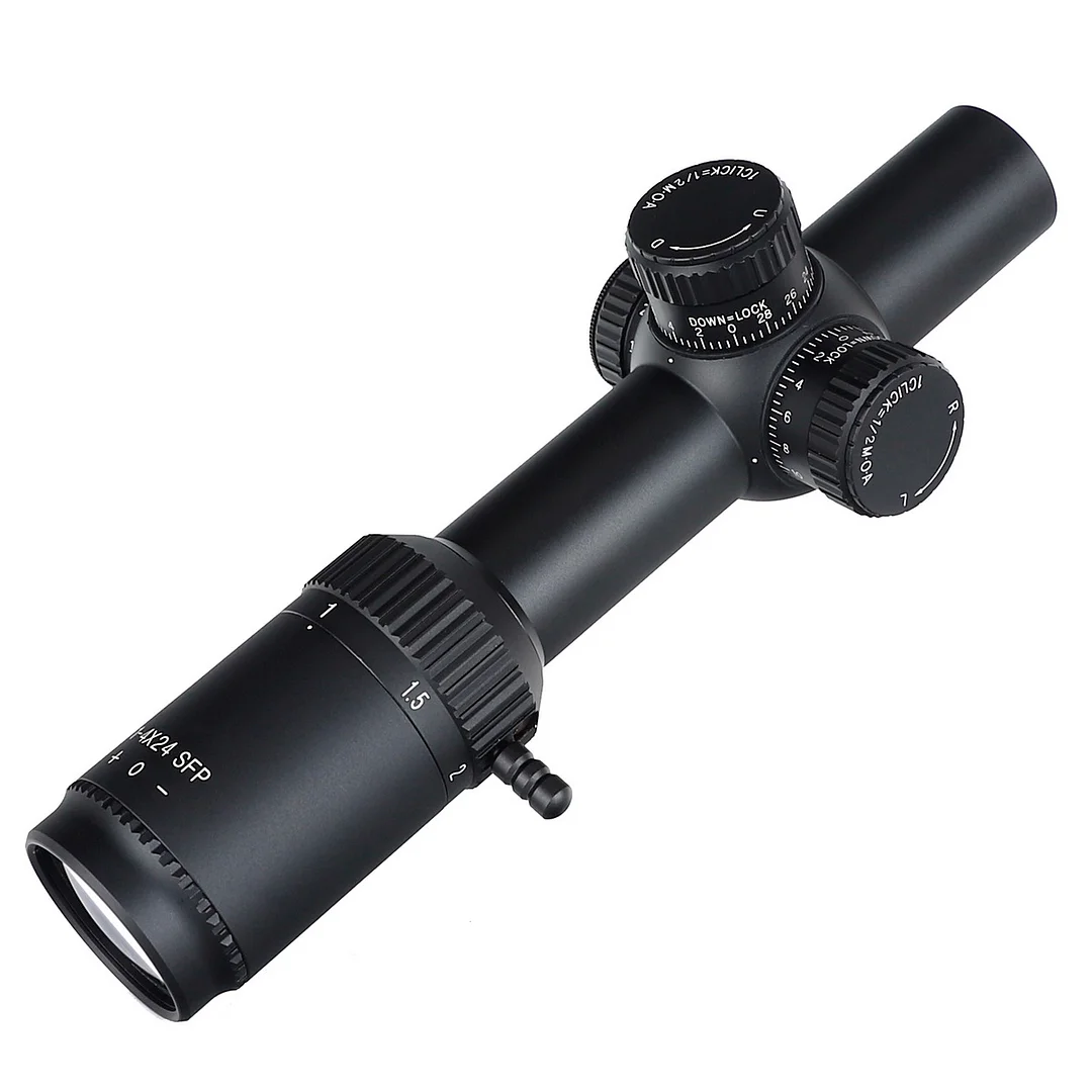 ohhunt® 1-4X24 IR 30MM SFP Red Illuminator LPVO Scope