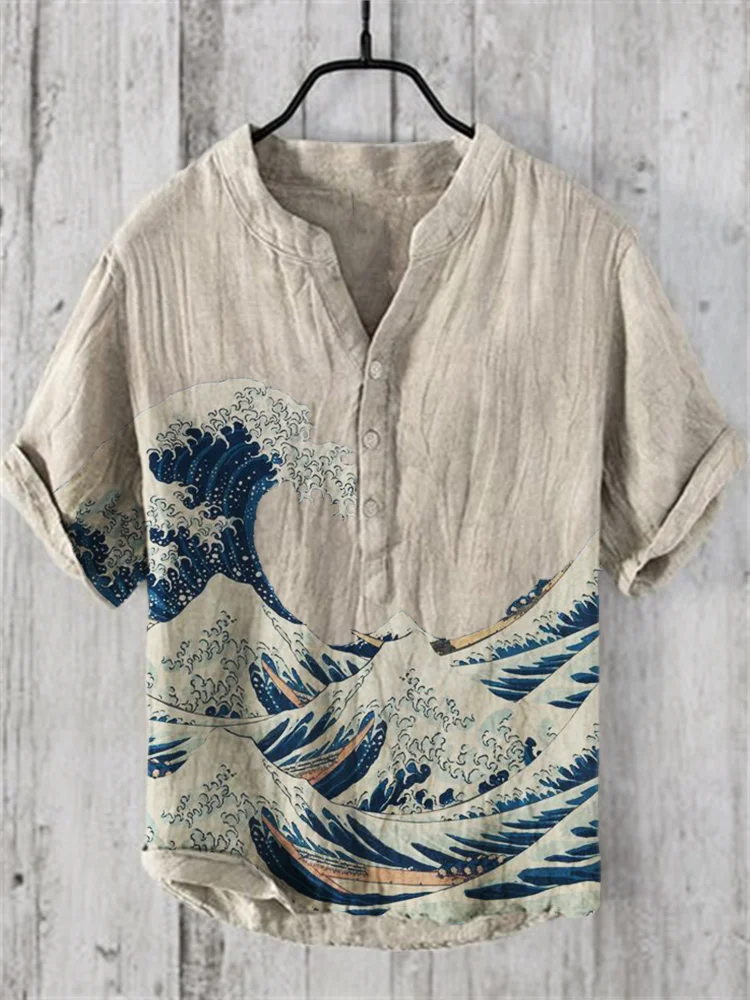The Great Wave off Kanagawa Vintage Shirt