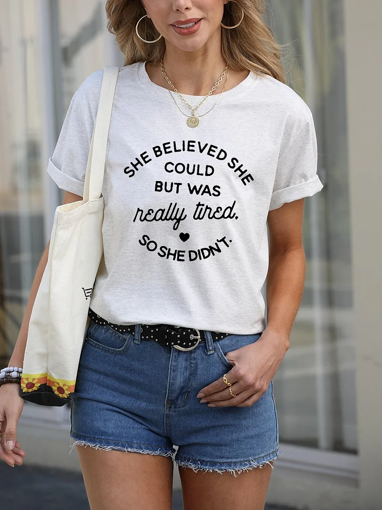 Bestdealfriday She Believed She Could Women's T-Shirt