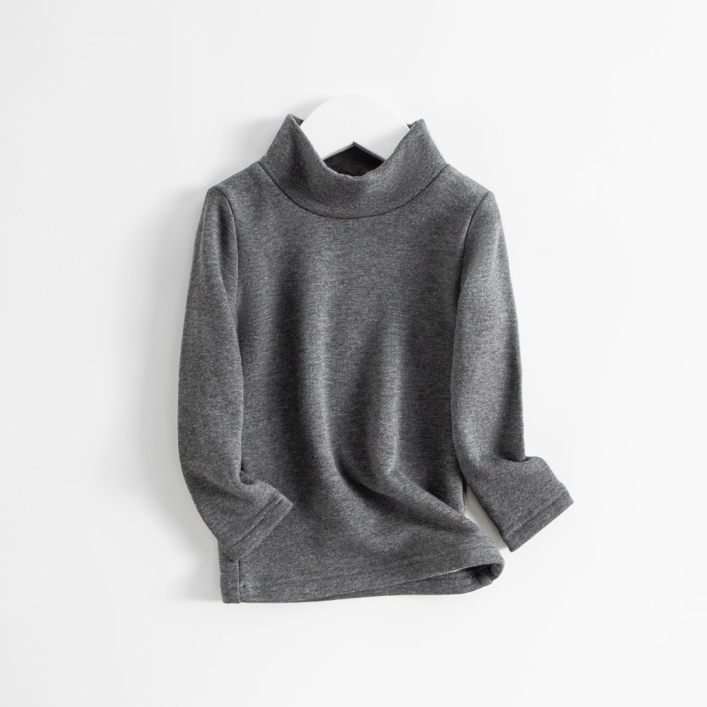 Kids' Silk Thermal Underwear Mock Neck Base Layer REAL SILK LIFE