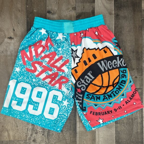 Fashion college style personality printed sports shorts men