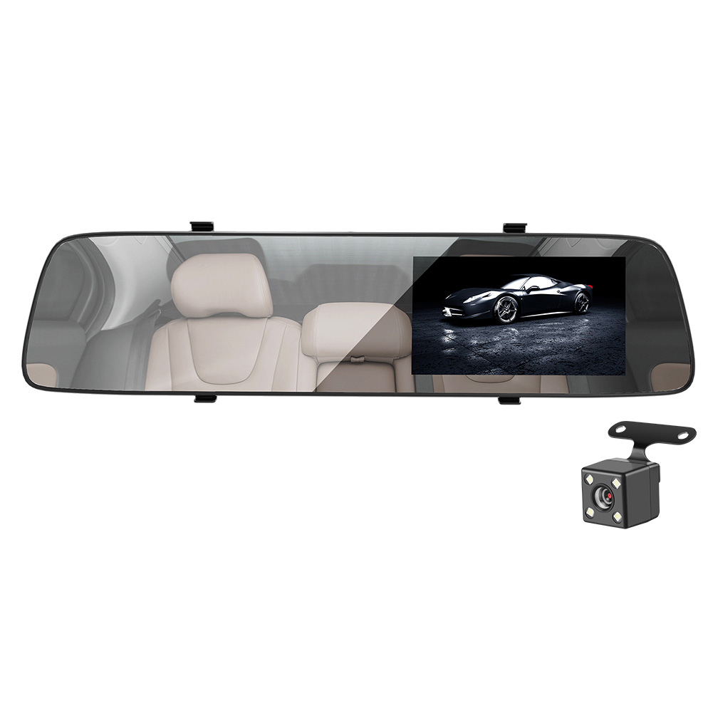 

Anytek A5+ 1080P Mirror Dash Cam with G Sensor for Car + Backup Camera, 501 Original