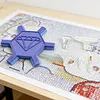 3D-gedruckter sechseckiger Diamant-Malstift mit 5 Ersatzspitzen Diamantmalerkunst-Drill Perlen-Punkt-Stift-Set f&uuml;r erwachsene Anf&auml;nger (blau)
