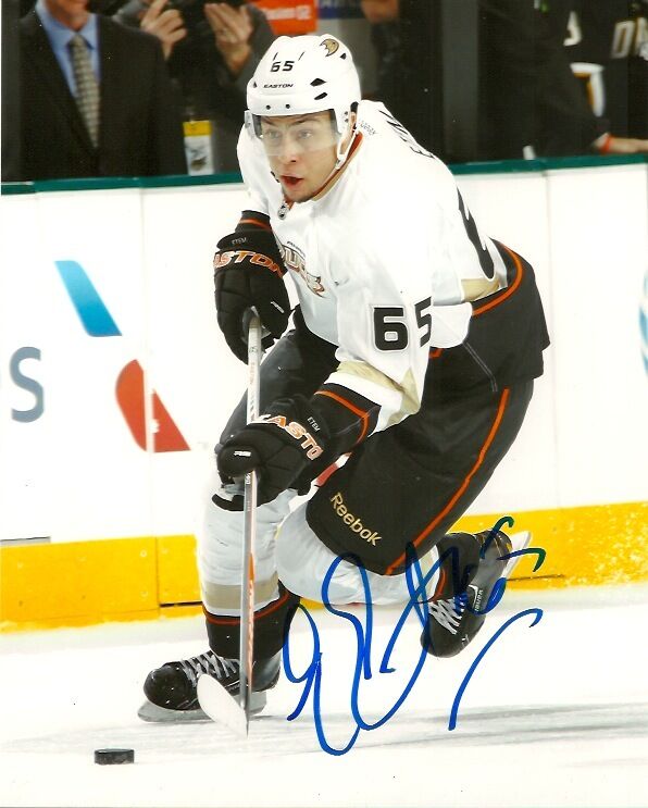 Anaheim Ducks Emerson Etem Autographed Signed 8x10 Photo Poster painting COA FOUR