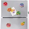 6Pcs Acrylic Special Shape Fruit Donut Diamond Painting Fridge Magnets