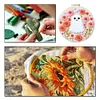 【Limited Stock Sale】Retro Flower Ghost-DIY Embroidery Kit with Pattern Cotton Threads Needles Hoop 25*25cm/9.84*9.84in tapestrymarket