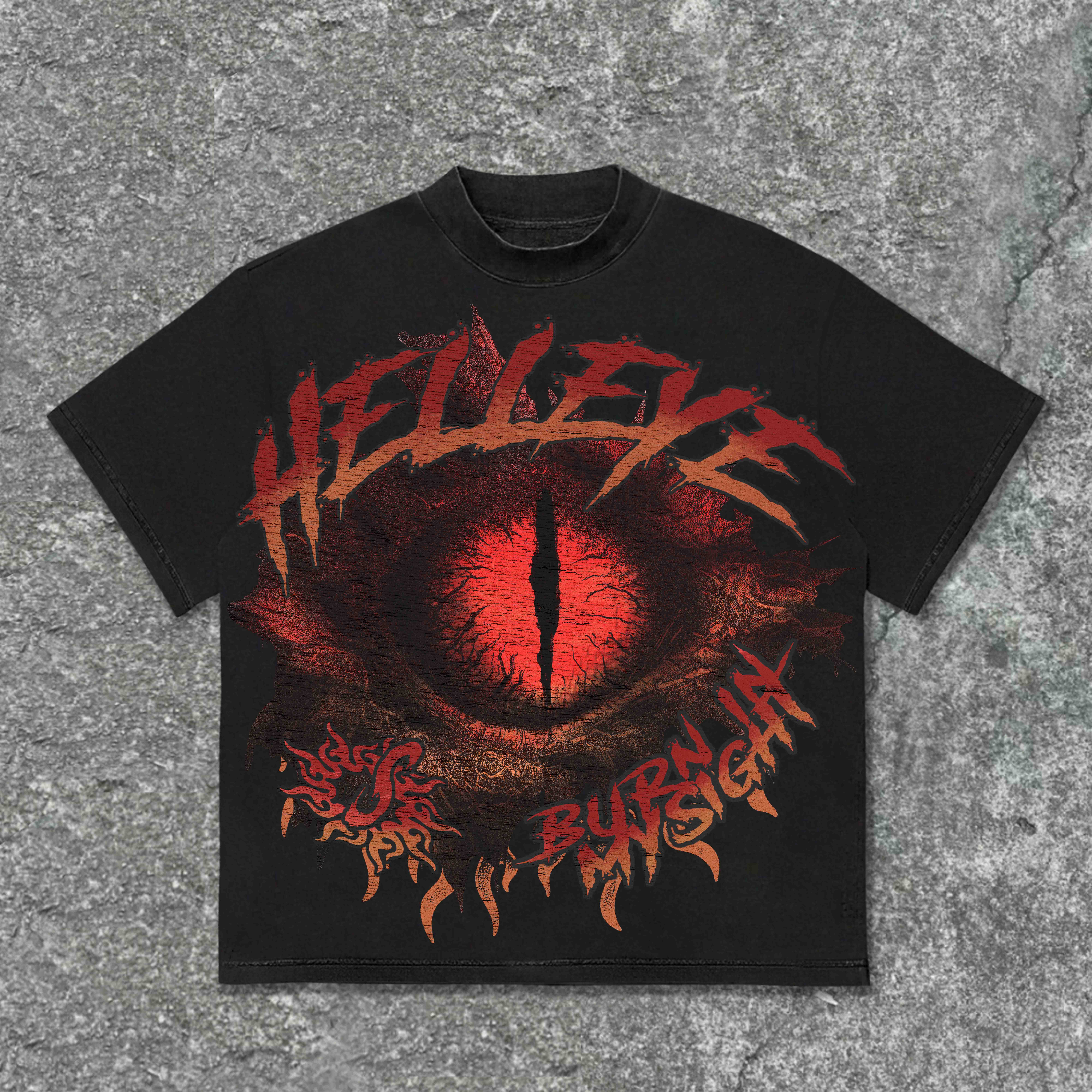 Sopula Hell's Eye Broken Short Sleeves Cotton T-Shirt