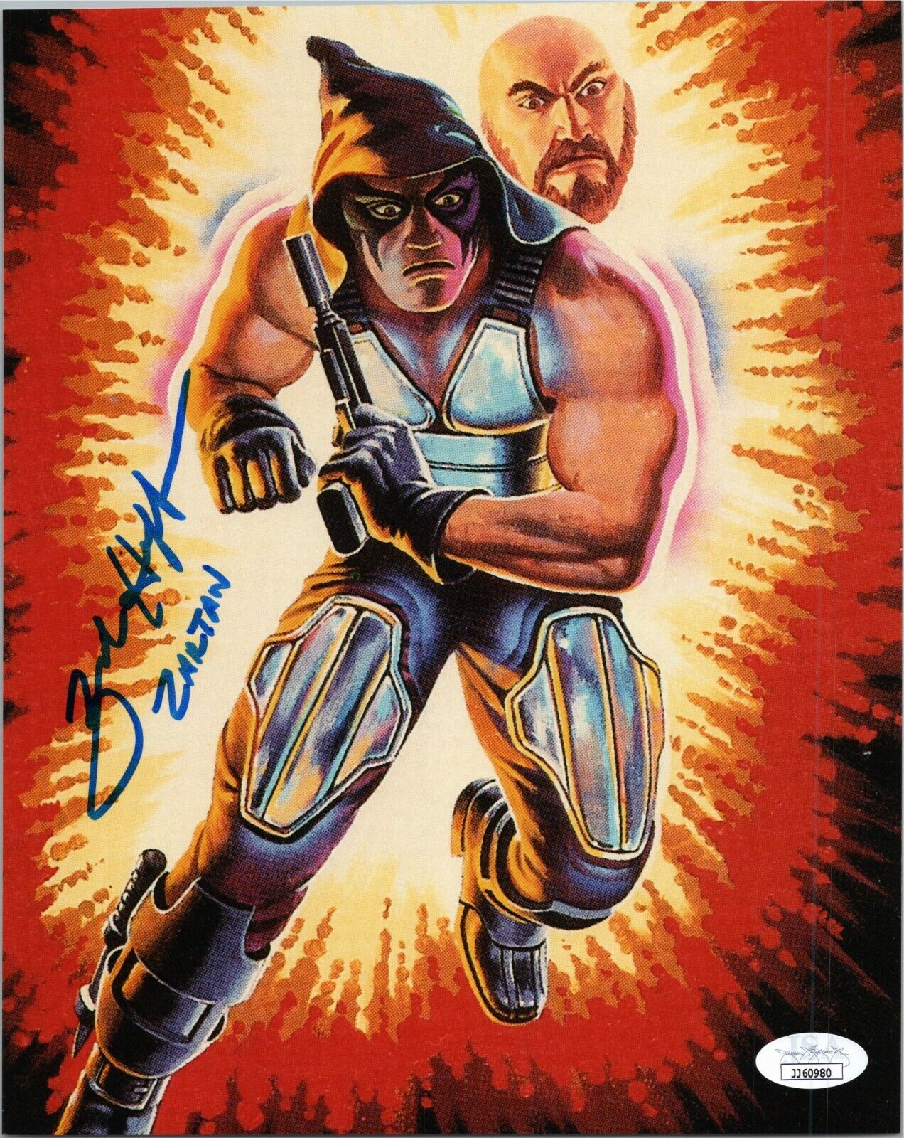 ZACK HOFFMAN Authentic Hand-Signed G.I.JOE ~ ZARTAN