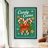 Candy Canes-11CT Stamped Cross Stitch 40*60cm (Big Size)