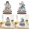 2Pcs Diamond Painting Christmas Snowman Ornaments Christmas Gifts