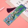 DIY Dragon Special Shaped Diamond Painting Leather Tassel Bookmark Crafts