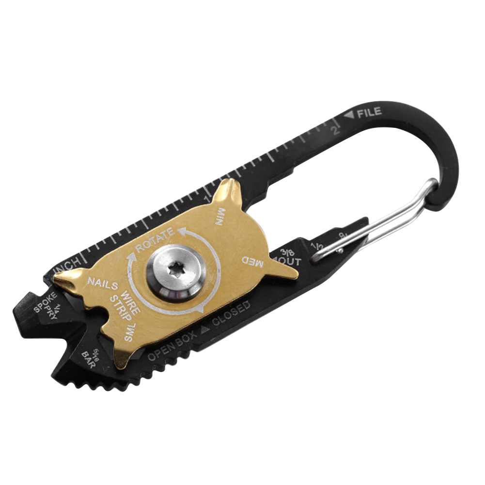 

20 in 1 Steel Wrench Screwdriver EDC Keychain Outdoor Portable Small Tools, 501 Original