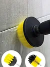 3Pcs Power Scrubber Drill Brush Attachment Set Electric Cleaning Scrub Brush Kit