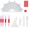 Diamond Painting Tools | 6 Section Palm Trays 20 piece set